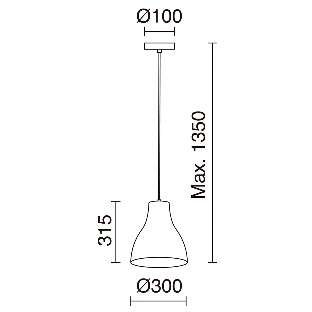 Suspensión CAMILA E27 42W Cromo – Ref. 601A-G05X1A-32
