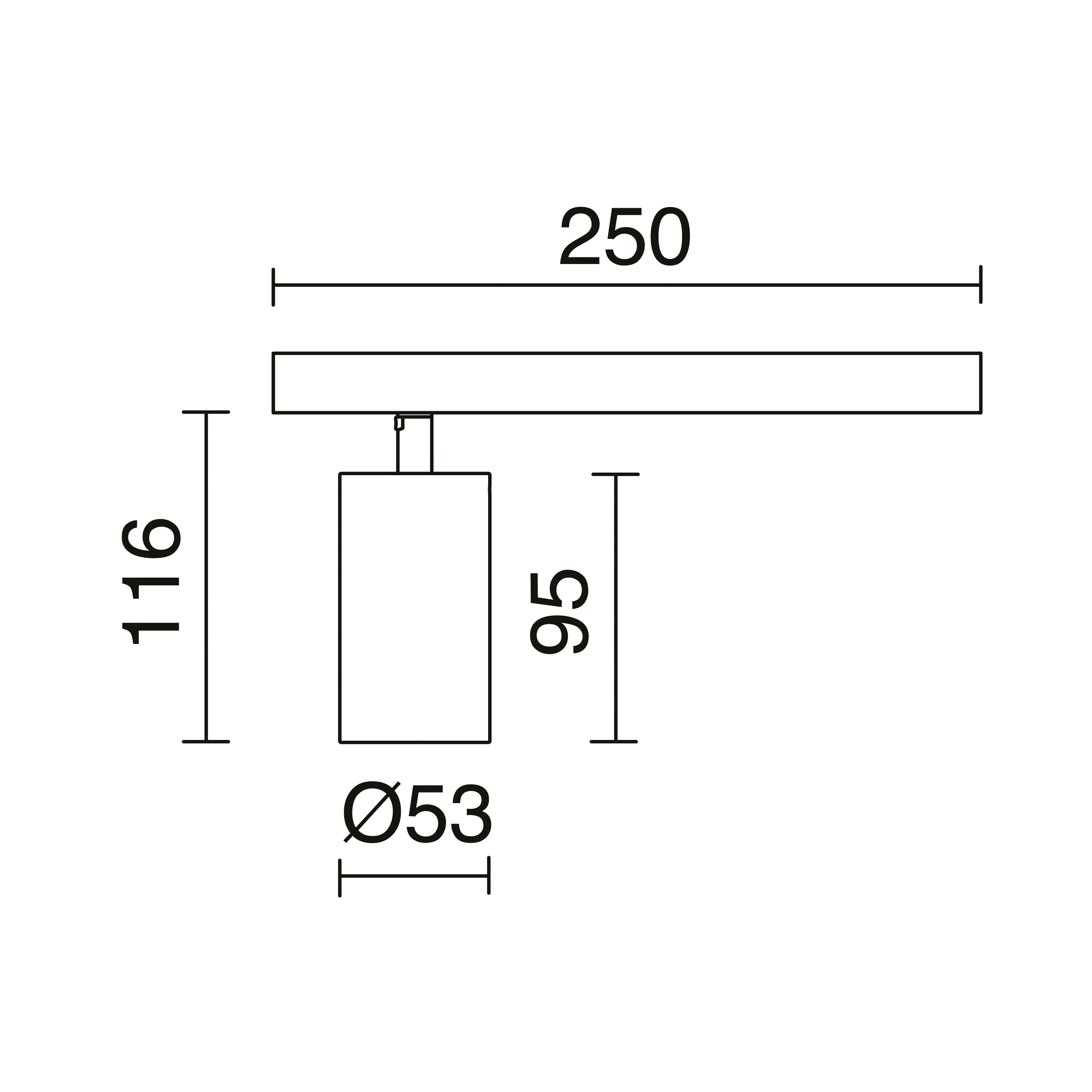 Proyector carril 48V tilt GRETA DALI LED COB 21W 2233lm(1362lm) CRI90 2700K 30º Negro – Ref. 860E-L3821V-02
