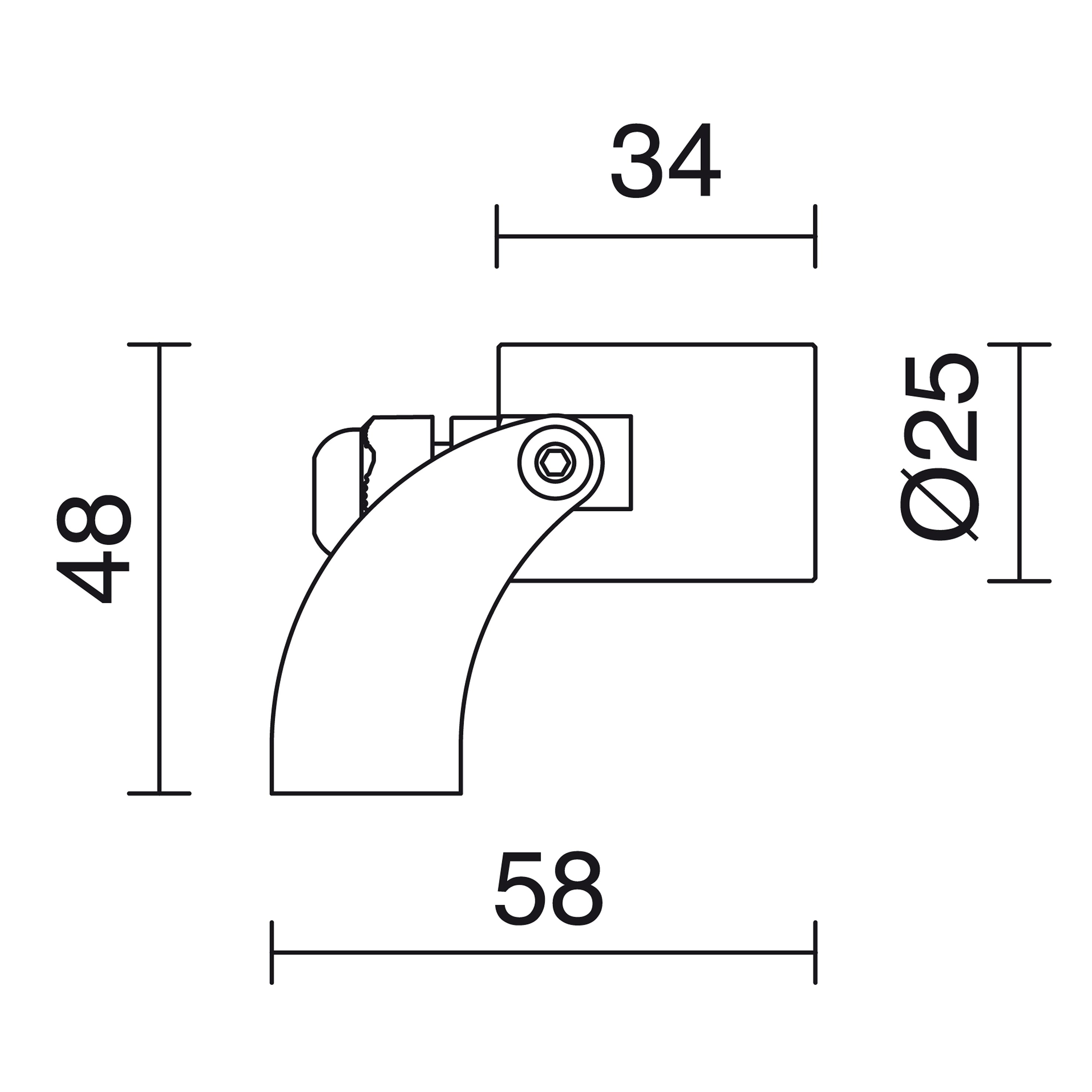 Proyector base/piqueta tilt KA IP67 LED COB 1W 130lm CRI80 4000K 30º Inox cepillado – Ref. 666A-L0201H-43