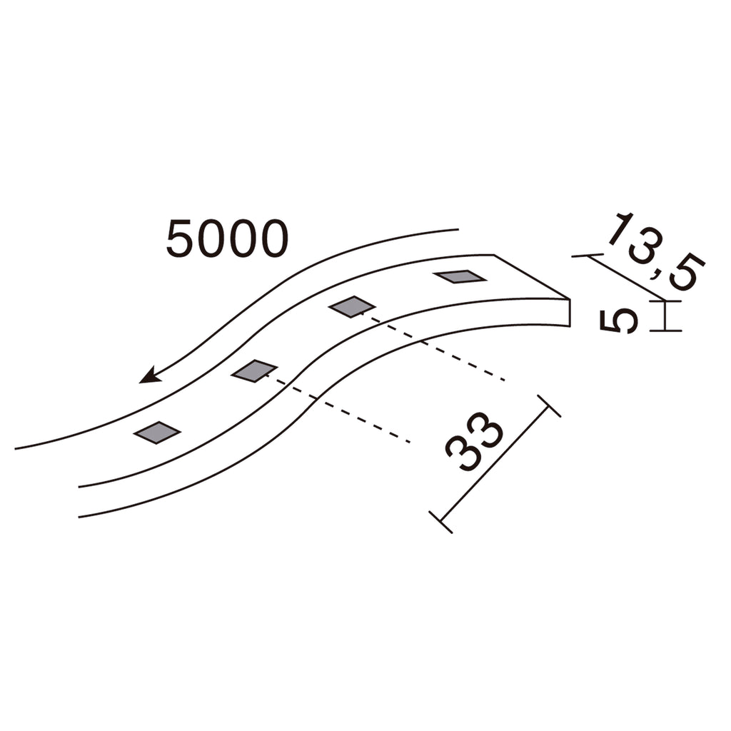 Tira led LED STRIP OUT IP65 LED SMD 14.40W/m Transparente – Ref. 465B-L0172F-29
