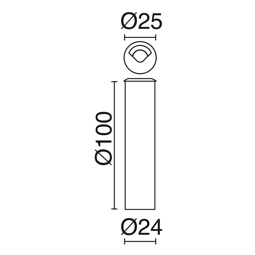 Empotrable suelo 1 emisión PUSSA IP67 LED SMD 1W 98lm CRI90 3000K Gris – Ref. 654C-L0101F-03