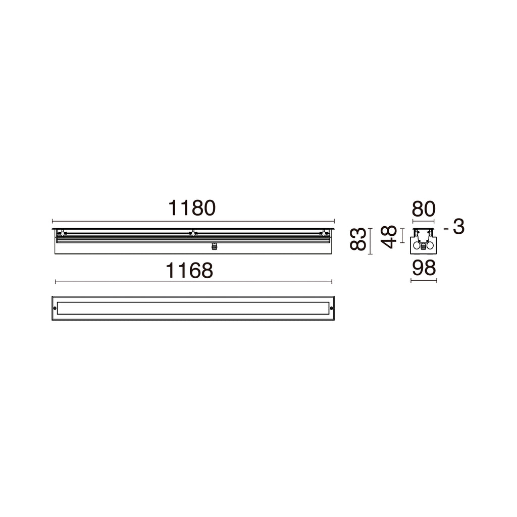 Empotrable suelo WALK IP67 LED SMD 51W 7560lm(6045lm) CRI80 4000K 42º/12º Inox – Ref. 920P-L3347B-30