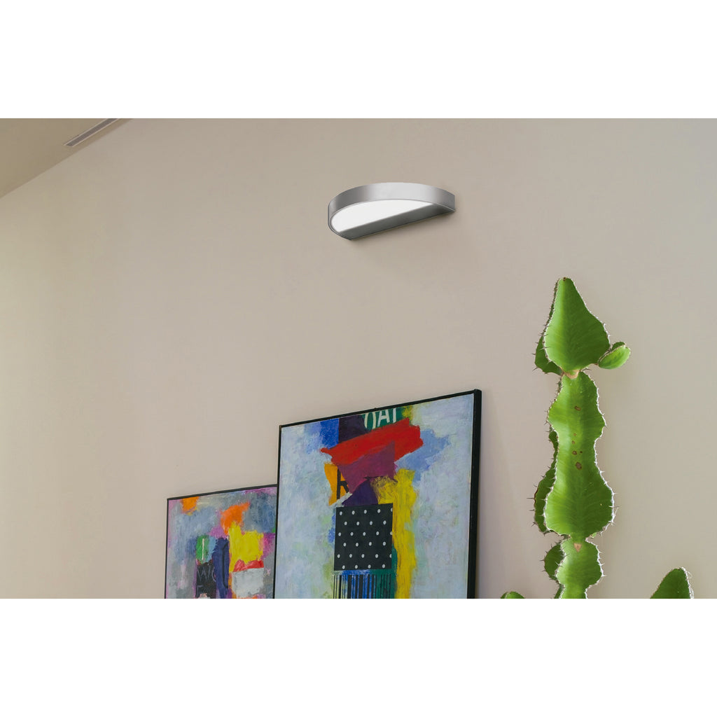 Aplique ARC IP65 LED SMD 15W 2000lm CRI80 3000K Gris – Ref. 652A-L0115B-03