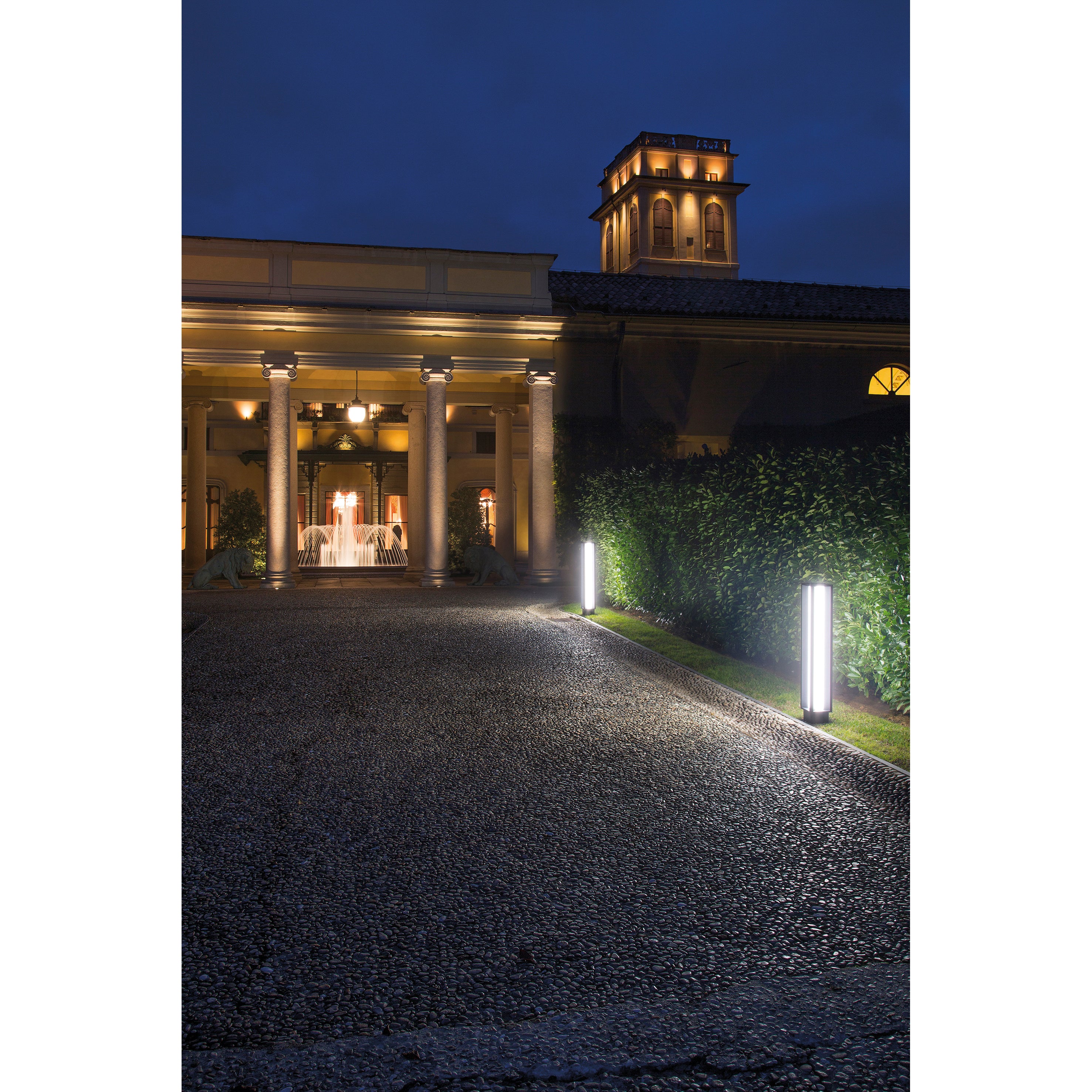 Baliza AURA IP65 LED SMD 34W 5240lm(2450lm) CRI80 4000K 120º 680mm Marrón óxido – Ref. 932A-L3333B-90