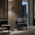 Pie de salón NEMO E27 40W Negro Beige Dreams – Ref. 1017C-G05X1A-02-D2