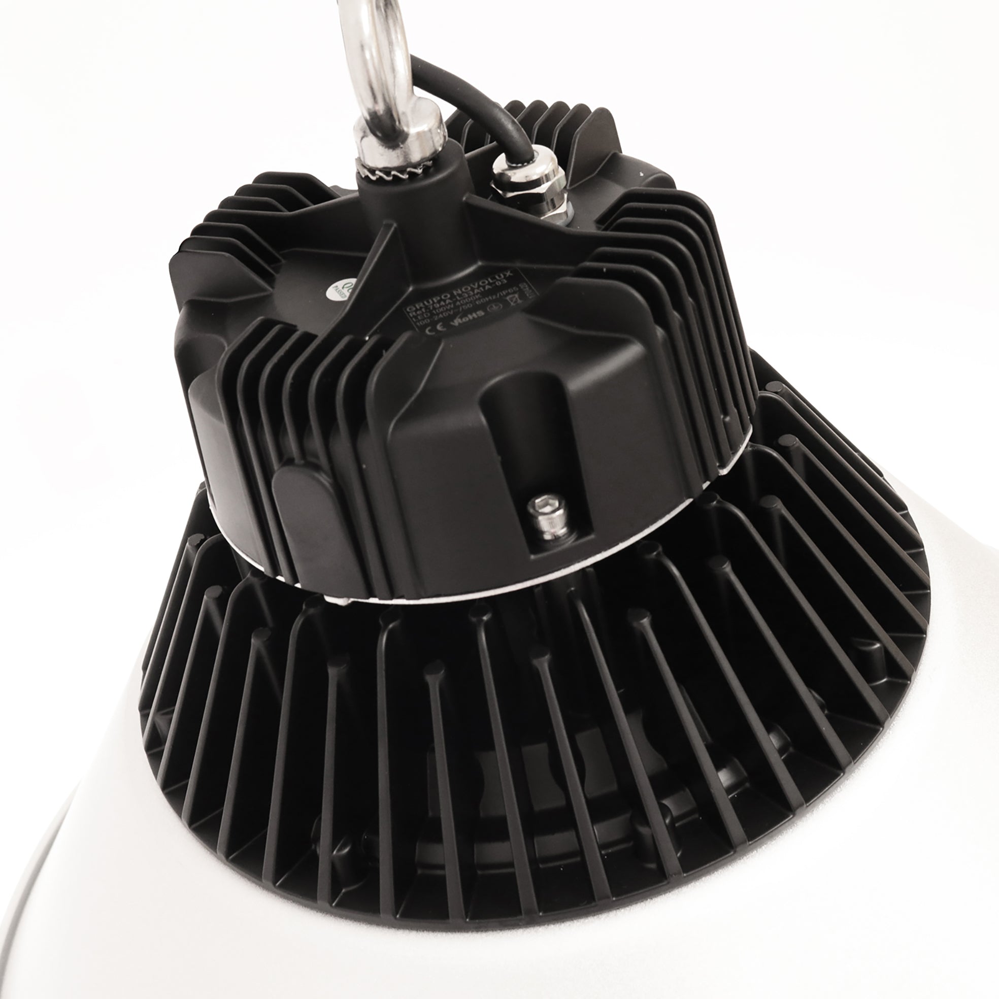 Suspensión ADNA IP65 LED SMD 150W 16500lm CRI80 4000K 60º Gris – Ref. 794B-L33A4A-03