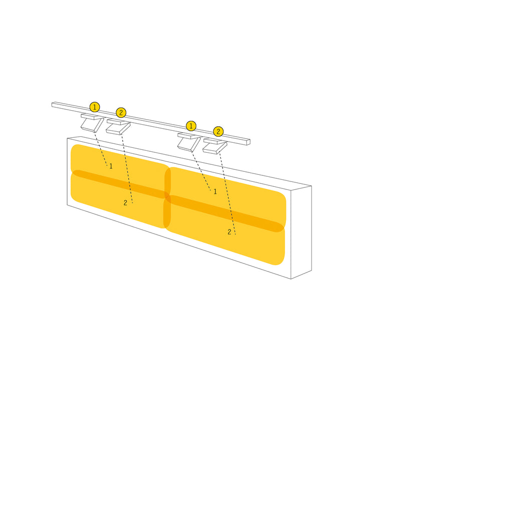 Proyector carril/superficie tilt INDUS LED COB 30W 3000lm CRI80 3000K 60º/10º Negro – Ref. 795A-L3130B-02