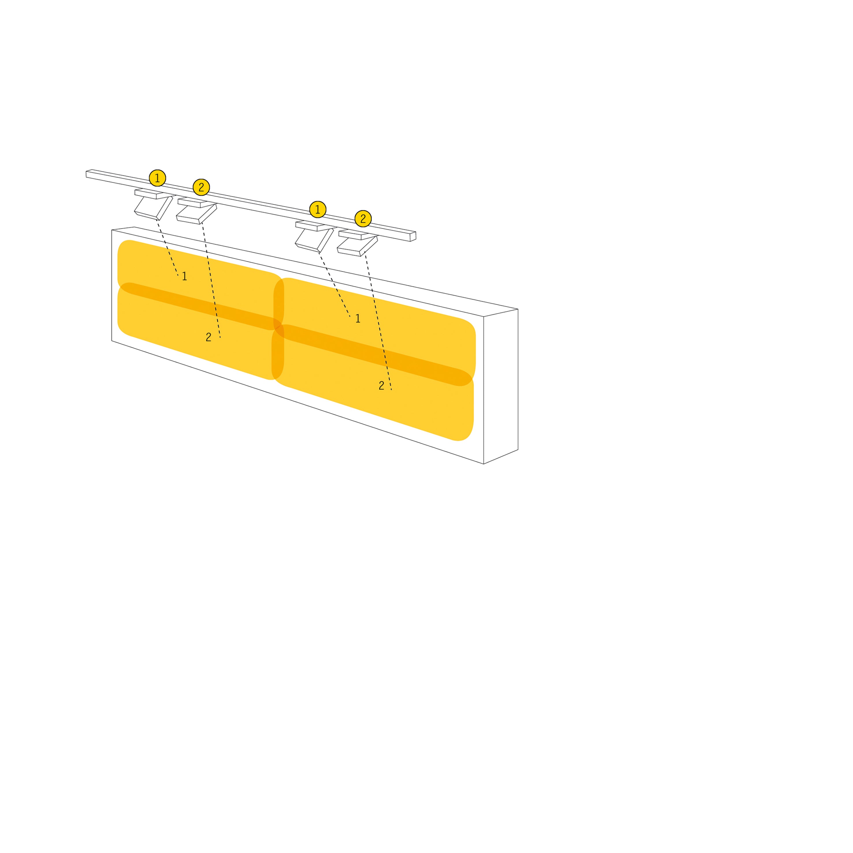Proyector carril/superficie tilt INDUS Corte de fase C LED COB 30W 3150lm CRI80 4000K 60º/10º Blanco – Ref. 795A-L33RCB-01