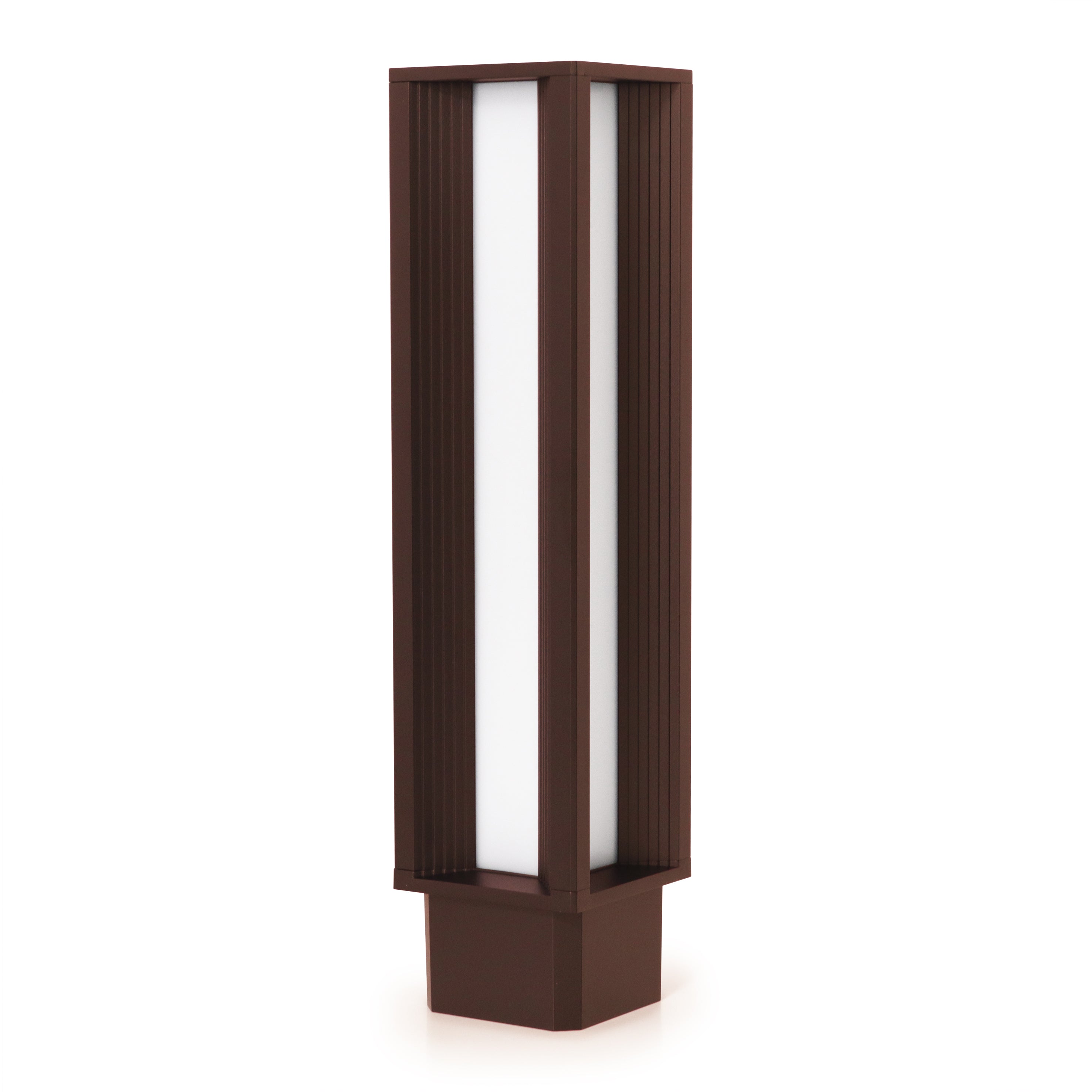 Baliza AURA IP65 LED SMD 34W 5240lm(2450lm) CRI80 4000K 120º 680mm Marrón óxido – Ref. 932A-L3333B-90