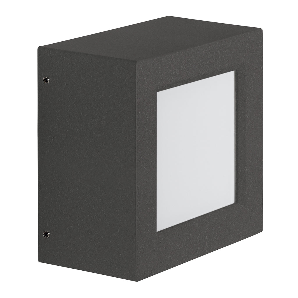Aplique BOX IP65 LED SMD AC 8.70W 1050lm CRI80 3000K Antracita – Ref. 561A-L0109B-04