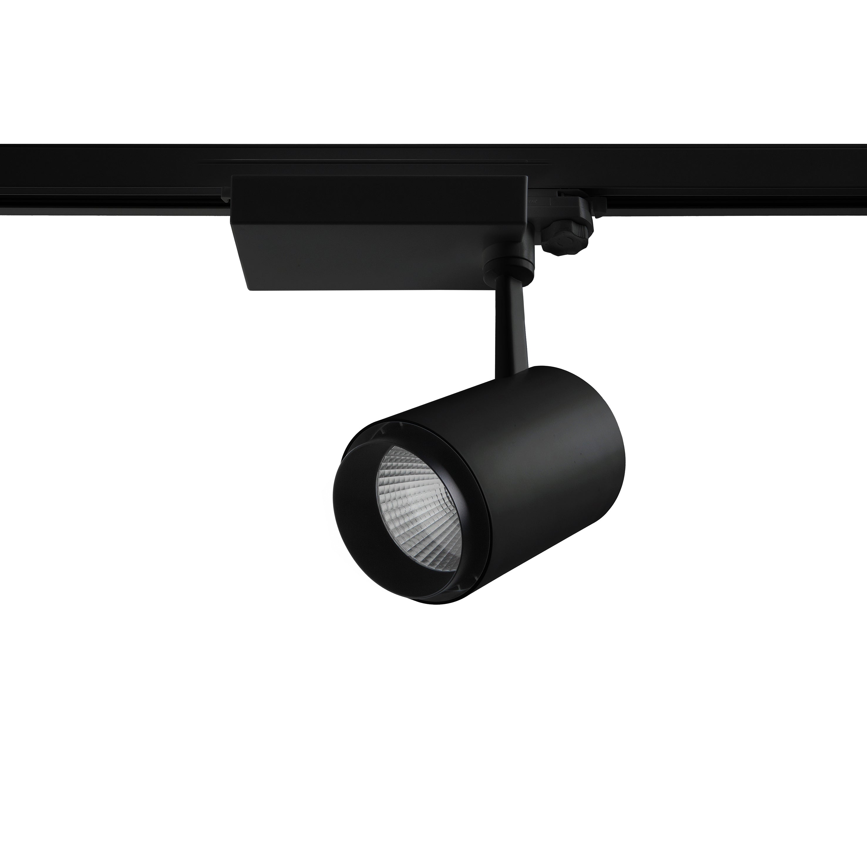 Proyector carril tilt LIRA LED COB 26W 1950lm CRI80 3000K 15º Negro – Ref. 812D-L3130B-02
