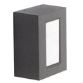 Aplique RECTANGLE IP65 LED SMD AC 9W 1240lm CRI80 4000K Antracita – Ref. 562A-L0209B-04