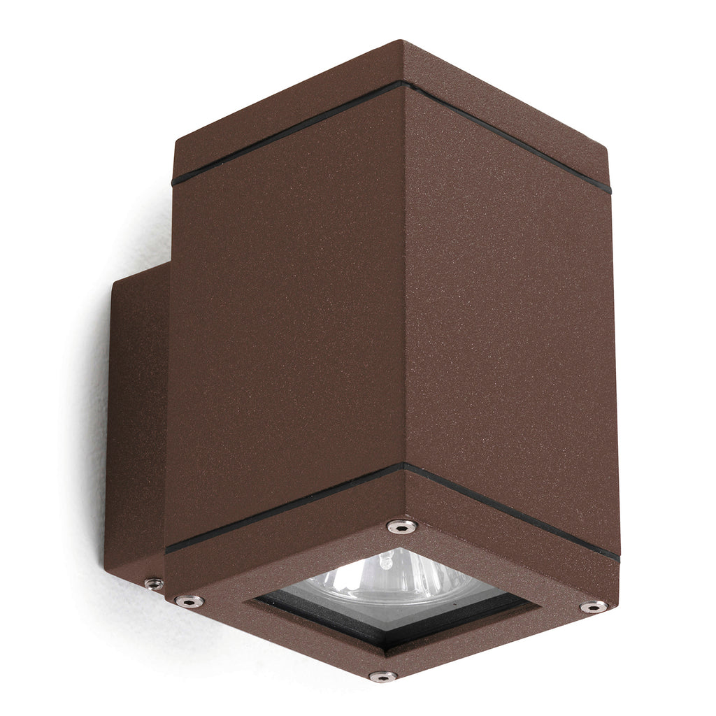 Aplique SETH Large Square IP65 LED SMD AC 8.70W 1120lm CRI80 4000K Marrón óxido – Ref. 398C-L0209B-90