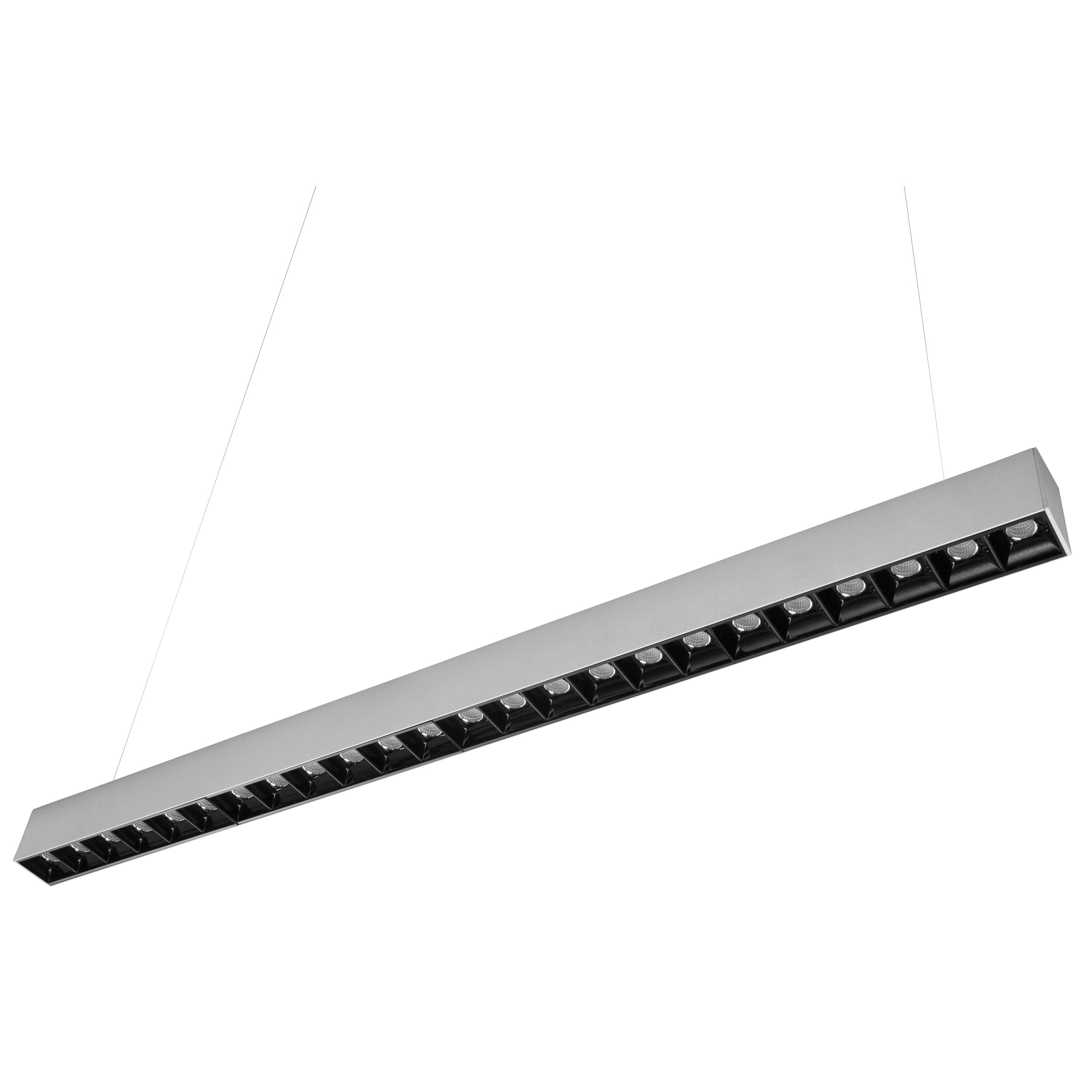 Suspensión SIGMA DALI LED SMD 57W 6050lm CRI80 4000K 48º Gris – Ref. 809B-L33RDB-03