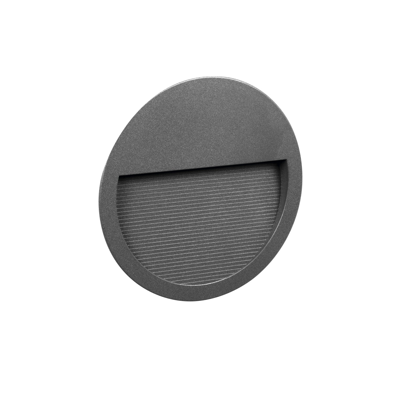 Empotrable pared SLIM Round IP65 LED SMD 9W 1100lm(293lm) CRI90 3000K 38º/78º Antracita – Ref. 289E-L0110B-04