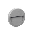 Aplique asimétrico SLIM Round IP65 LED SMD 4W 575lm(136lm) CRI90 4000K 42º/85º Gris – Ref. 580C-L0204B-03