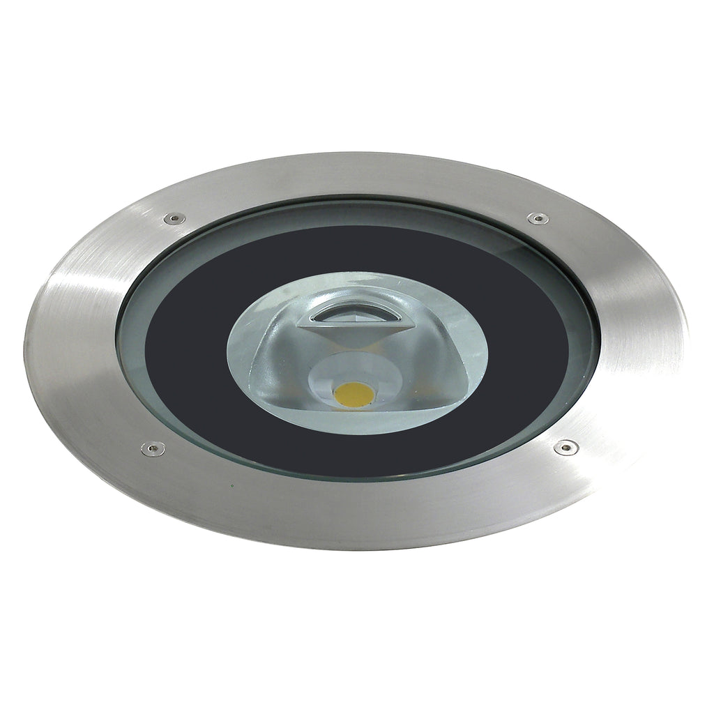 Empotrable suelo SPIONA IP68 LED COB 26W 2965lm(2550lm) CRI90 3000K 15º Inox – Ref. 479B-L0126B-30