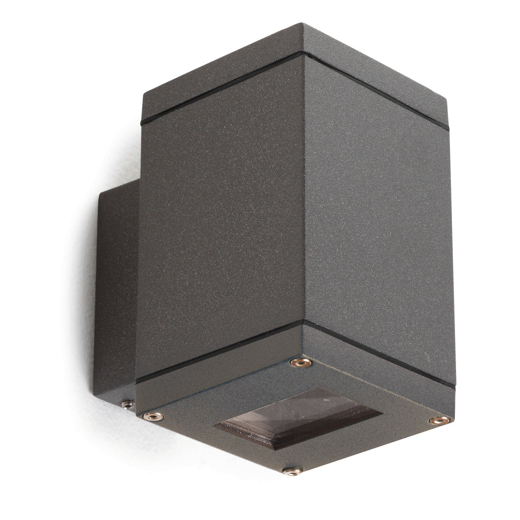 Aplique SETH Large Square IP65 LED SMD AC 8.70W 1120lm CRI80 4000K Antracita – Ref. 398C-L0209B-04