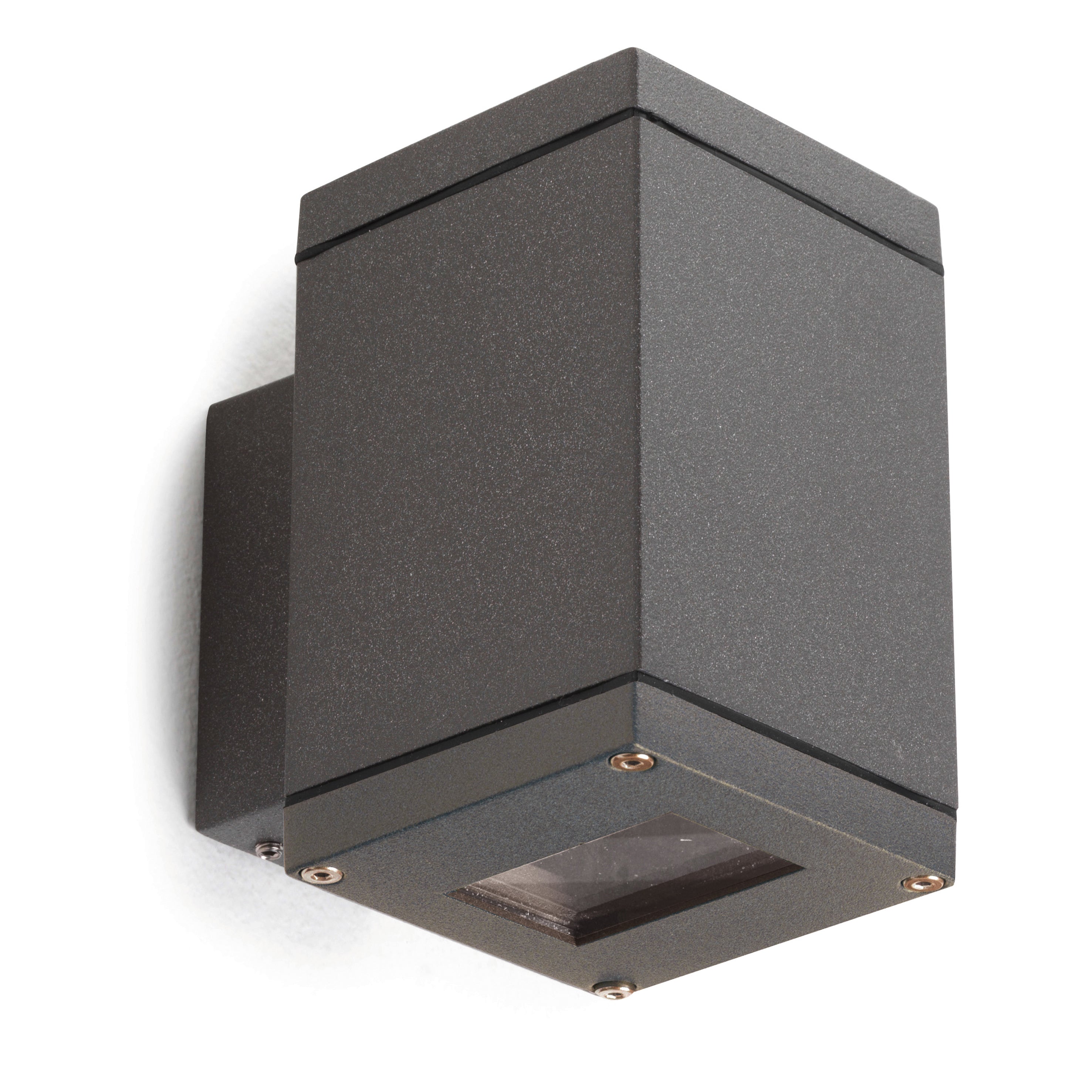 Aplique SETH Large Square IP65 LED SMD AC 8.70W 1120lm CRI80 4000K Antracita – Ref. 398C-L0209B-04