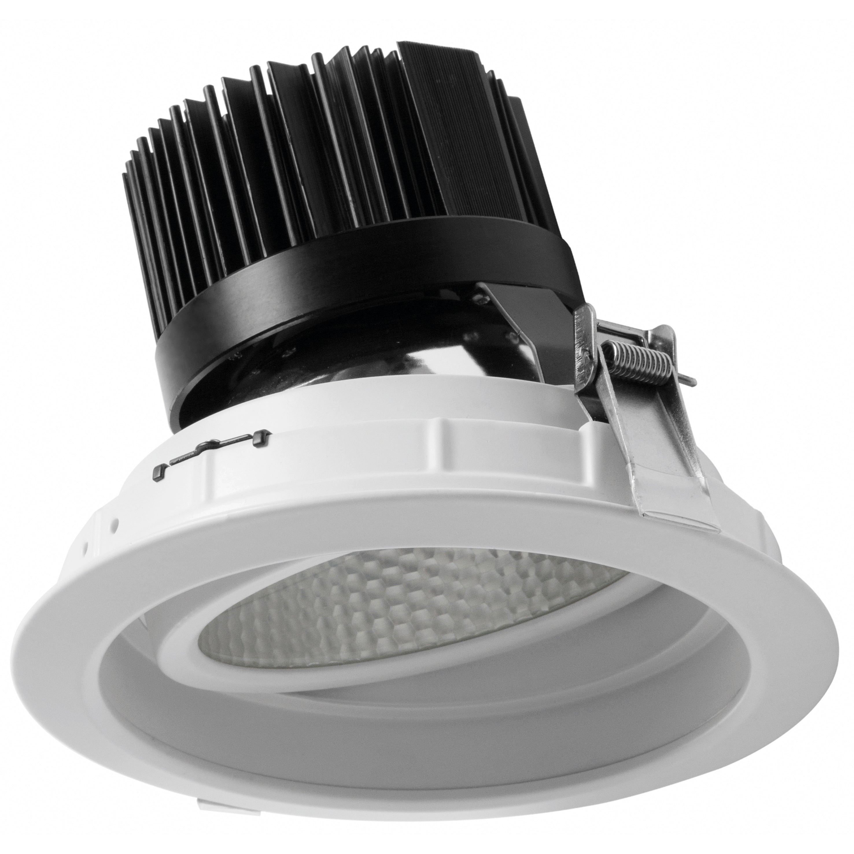 Empotrable techo tilt ZIGOR LED COB 41W 3400lm CRI80 3000K 40º Blanco – Ref. 819B-L3145B-01